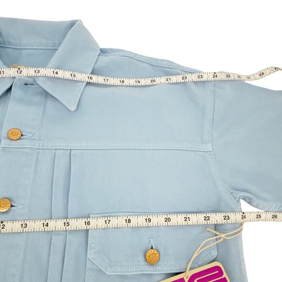 MOTHER Denim SNACKS! The Big Bite Jacket in Blue Barrymore XS - Picture 14 of 16